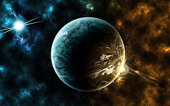 Landscape, Planets, Universe HD wallpaper