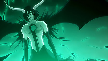 Ulquiorra Cifer 2nd form, Bleach, Ulquiorra Cifer, green anime, Espada (Bleach) HD wallpaper