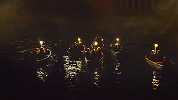 Harry Potter Magic: Enchanted Boat Scene, movie, Harry Potter HD wallpaper