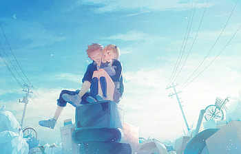 Hinata and Yachi, Haikyuu!! HD wallpaper
