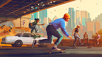 Skate (Game) — Sunset Skatepark, video game, Skate. (Game), skate park, skateboarding HD wallpaper