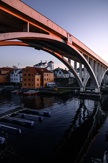 Cities, Houses, City, Bridge HD phone wallpaper