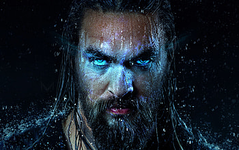 Aquaman face, , Superhero close-up, Underwater hero HD wallpaper