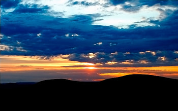 Landscape, Sunset HD wallpaper
