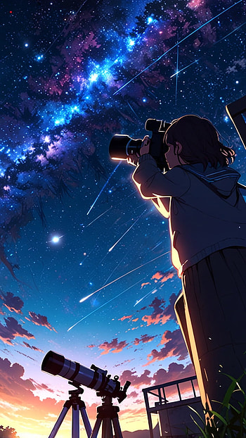 Girl Taking Sky , Anime, artistic, sky, Sky Anime HD phone wallpaper