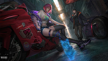 Finding The Missing Cat, scifi, cyberpunk, artist, artwork, digital-art, artstation HD wallpaper
