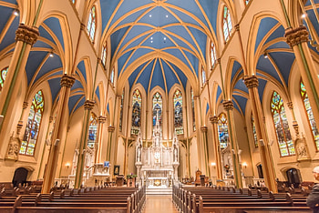 St. Monica's Church, Saint, Monica, catholic, church HD wallpaper