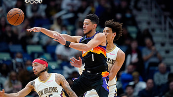 Suns vs Pelicans, Devin Booker HD wallpaper