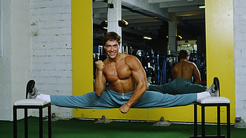 JCVD movie, schauspieler, spagat, turnhalle HD wallpaper