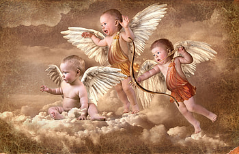 Child, Angel, Baby, Cupid, , Wings HD wallpaper