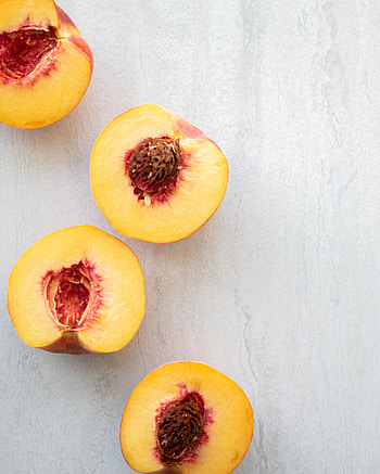 Peach, Food, Fruit, Lobules, Slices, Exotic HD phone wallpaper