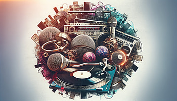 Hip Hop Essentials, Hip Hop, music, micro, turntables HD wallpaper
