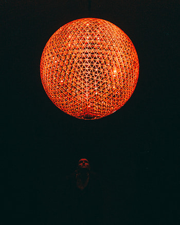 Dark, Shine, Light, Darkness, Ball, Chandelier HD phone wallpaper
