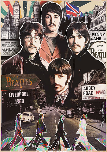 The Beatles, Music band, Artstation HD phone wallpaper