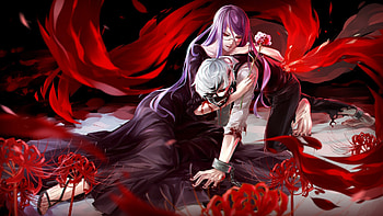 kamishiro rize, kaneki ken, tokyo ghoul HD wallpaper