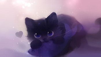 BLACK CAT, By Apofiss - For.com HD wallpaper