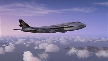 Singapore Airlines 747, FSX , Microsoft games HD wallpaper