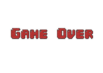 Game Over Typography, game-over, minimalism, typography HD wallpaper