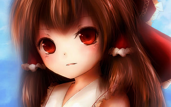 Touhou, Amazing, Manga, Chibi, Cute, Smile, Beautiful, Gorgeous, Happy, Ribbon, Blushing, Playful, Emotional, Brown Hair, Anime Girl, Red Eyes, Bow, Lovely, Awesome, Anime, Blush, Pretty, Fun, Sweet, Hakurei, Brown Eyes, Reimu HD wallpaper