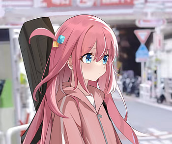 Hitori Gotou, Hitori Gotou, Anime, Bocchi the Rock! HD wallpaper