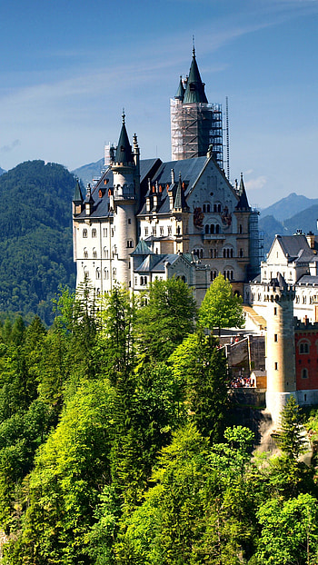 Mountain castles, Majestic peaks, Stunning landscapes, Breathtaking views HD phone wallpaper