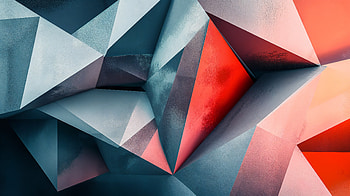 Geometric Abstract Ultra, Abstract, geometric, texture, red, blue, abstract blue HD wallpaper