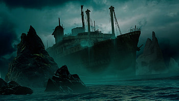 Ghost Ship, ArtStation, Ghost ship illustration HD wallpaper