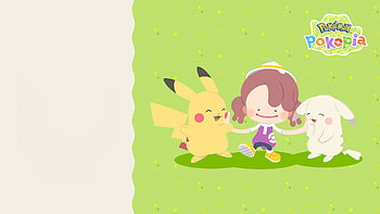 Pokopia — Pikachu & Friend in Sunny Meadow, Pokemon, Pokemon Pokopia HD wallpaper