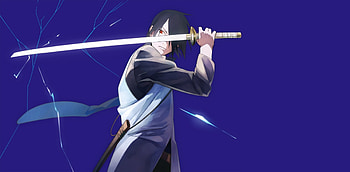 Anime, Sasuke Uchiha, warrior, artwork HD wallpaper