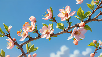Blossoming Apricot Macro, blossom, apricot tree, sky, bright, flower HD wallpaper
