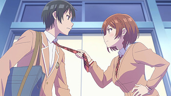 Anime, I'm Getting Married to a Girl I Hate in My Class, Saito Houjou, Akane Sakuramori HD wallpaper