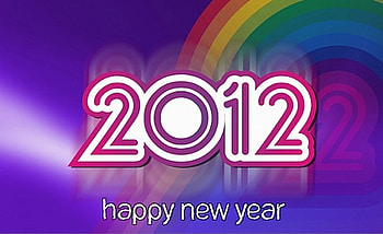 HAPPY NEW YEAR, 2012, year, happy, new HD wallpaper