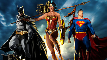 The Trinity Artwork, batman, superman, wonder-woman, artwork, digital-art, superheroes, art HD wallpaper