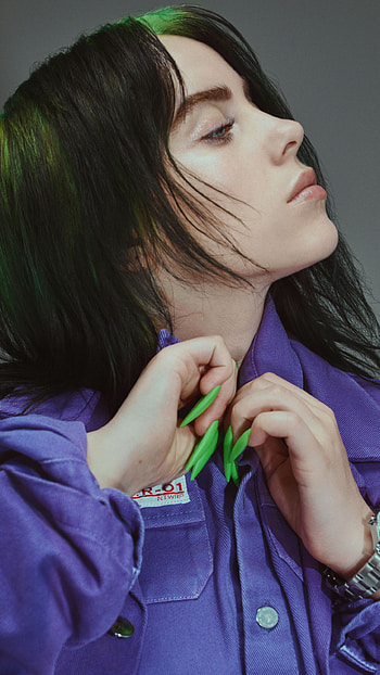 Billie Eilish, Music sensation, Creative expression, Captivating sound HD phone wallpaper
