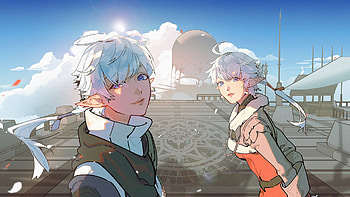 Alisaie Leveilleur Alphinaud Leveilleur Final Fantasy XIV HD wallpaper