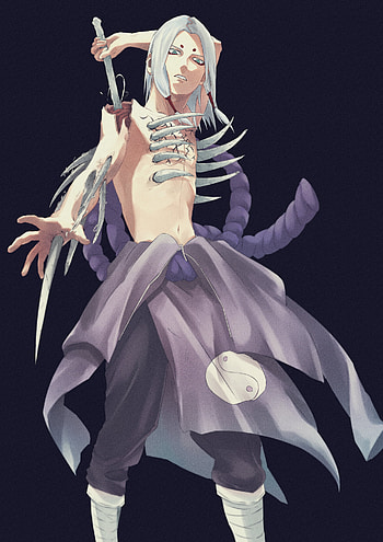 Kimimaro, Bone manipulation, Naruto art, Osteokinesis HD phone wallpaper