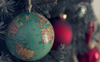 Miscellanea, Miscellaneous, Toy, Branch, Spruce, Fir, Globe HD wallpaper