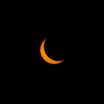 Crescent, moon, sky, minimal HD phone wallpaper