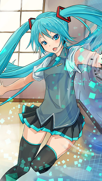 Hatsune Miku, Anime, Vocaloid HD phone wallpaper