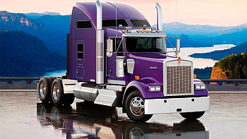 Truck-Kenworth, purple, Truck, Kenworth, Lorry HD wallpaper
