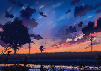 Silhouettes, Art, Night, Clouds, Couple, Pair, Wires, Wire HD wallpaper