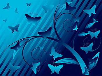 blue, , butterfly HD wallpaper