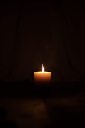 Dark, Flame, Glow, Candle HD phone wallpaper