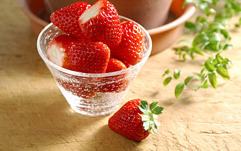 Fruits, Food, Strawberry, Berries HD wallpaper