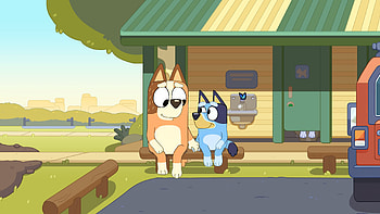 Bluey and Bingo, Bluey HD wallpaper