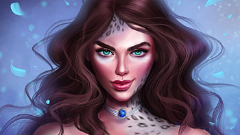 Green Eyes Fantasy Girl, fantasy-girls, green-eyes, artist, artwork, digital-art, deviantart HD wallpaper