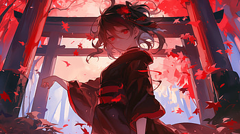 Stunning Red Anime Girl - Ultra, Anime, anime girl, red anime HD wallpaper