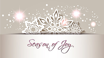 Season of Joy, winter, natural, glow, Firefox Persona theme, pink, snowflakes, holiday, Christmas, snow, shine HD wallpaper