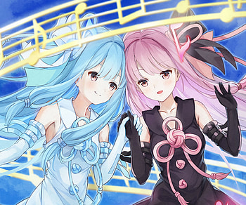 Kotonoha Twins, Kotonoha Aoi, Kotonoha Akane, Anime, Vocaloid HD wallpaper