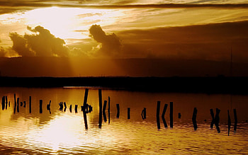 Do-you-know-where-this-is?, lakes, reflection, sunsets, landscape, clouds, sky, nature HD wallpaper